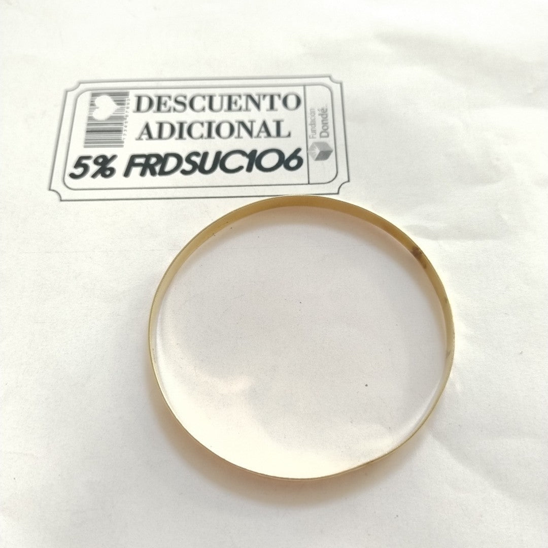 PULSERA RIGIDA ORO 10 K 8.8 GRMS (SEMINUEVO)