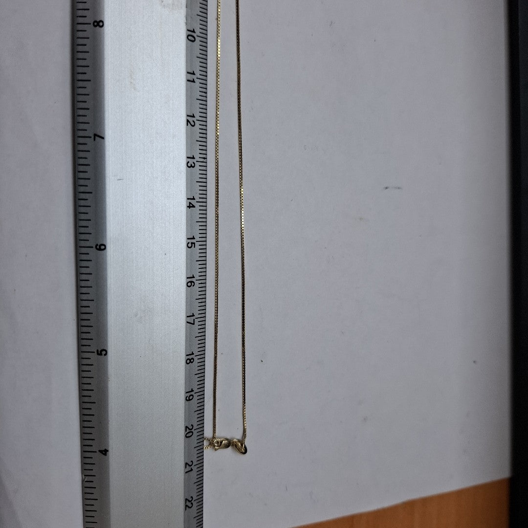 GARGANTILLA ORO 10 K 1,40 GRMS (SEMINUEVO)