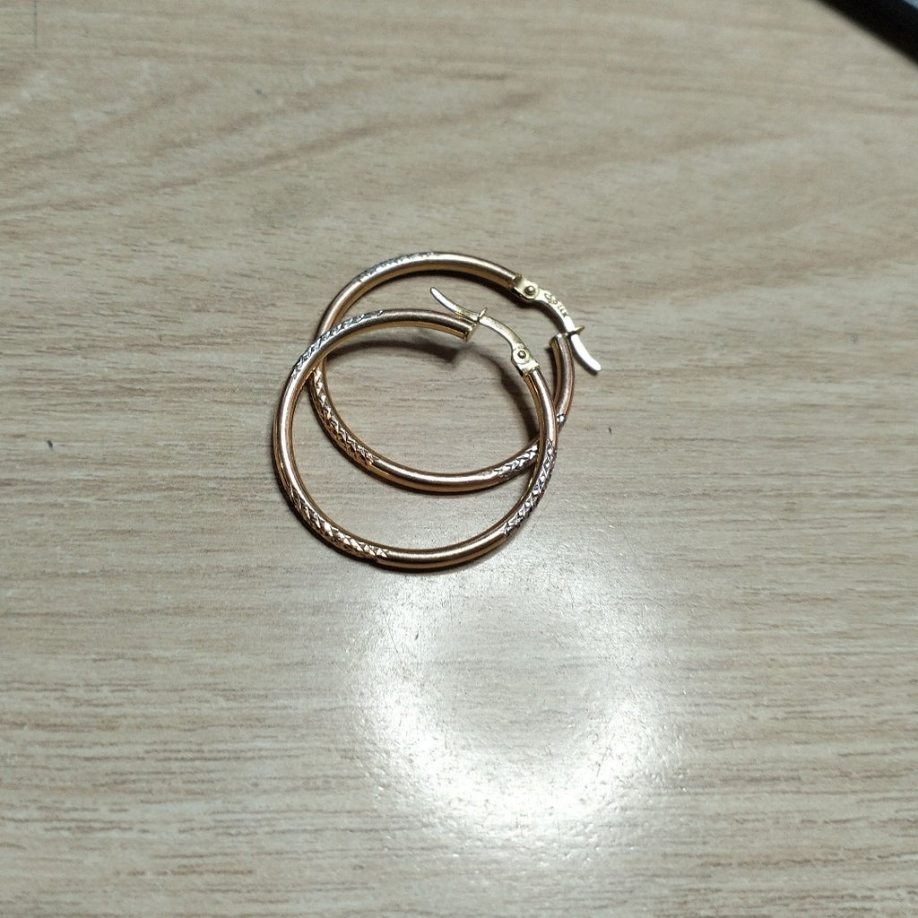 ARRACADAS PAR ORO 14 K 1.9 GRMS (SEMINUEVO)