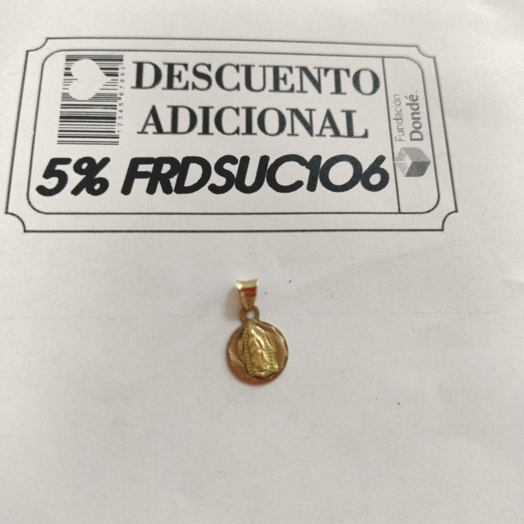 MEDALLA RELIGIOSA ORO 10 K 0.6 GRMS (SEMINUEVO)