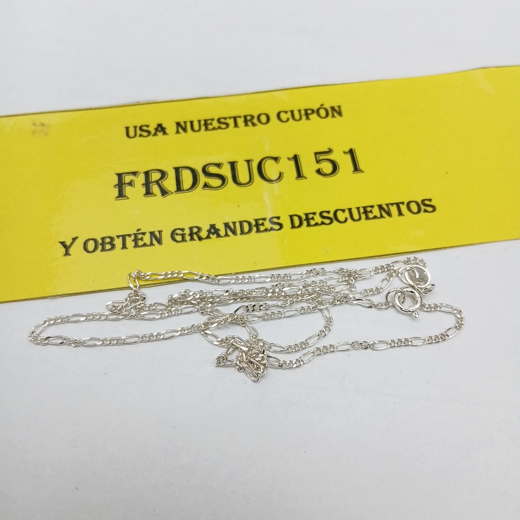 CADENA TEJIDO 3X1 PLATA .925 50 CM 2.2 GR (NUEVO)