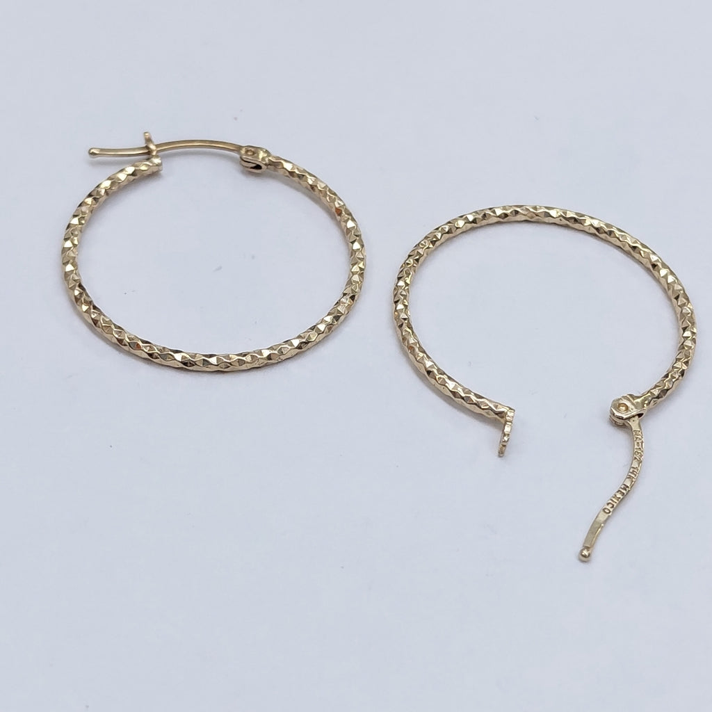 ARRACADAS PAR ORO 14 K 2,00 GRMS (SEMINUEVO)