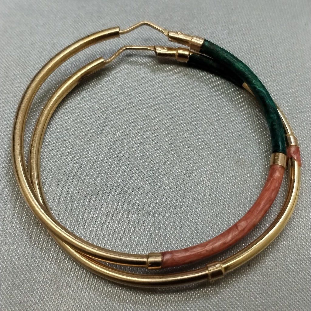ARRACADAS PAR ORO 14 K 5.2 GRMS (SEMINUEVO)