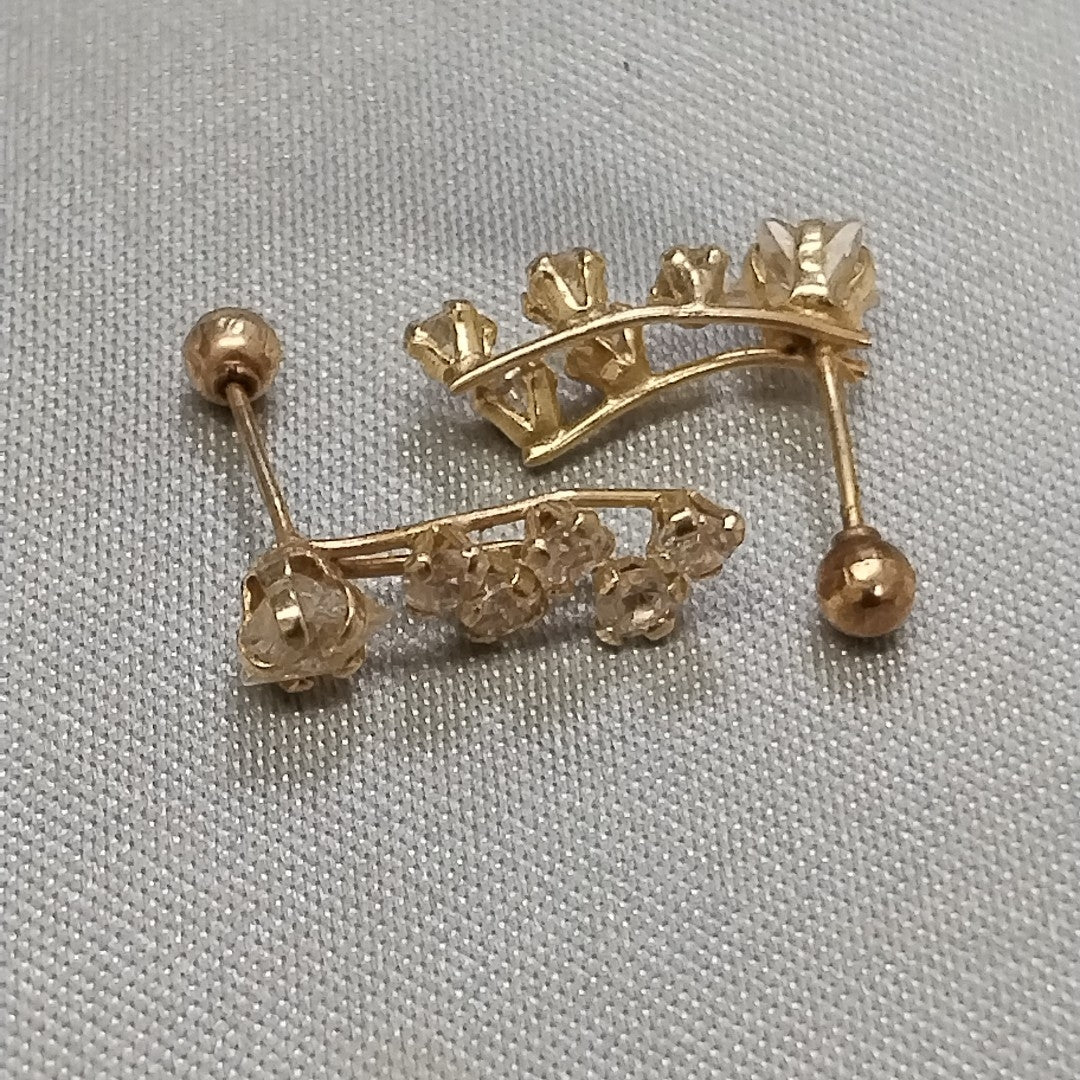 ARETES PAR ORO 10 K 0.7 GRMS (SEMINUEVO)