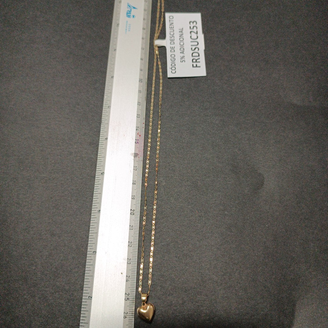 CADENA, DIJE ORO 10 K 2.2 GRMS (SEMINUEVO)