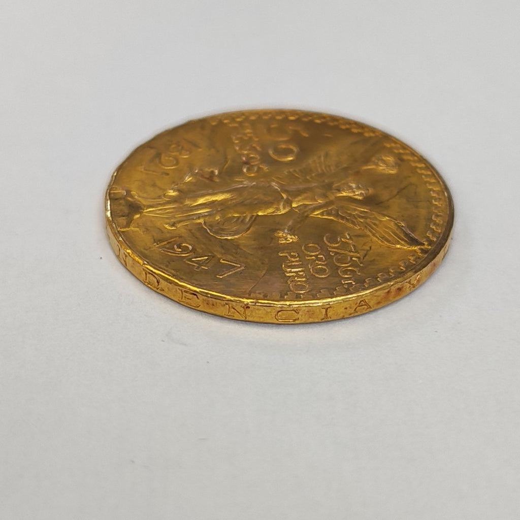 K1 41.6 GRMS 21 K IDENTIFICACIÓN MONEDA NOMINATIVA MATERIALES ORO OBSER (SEMINUEVO)