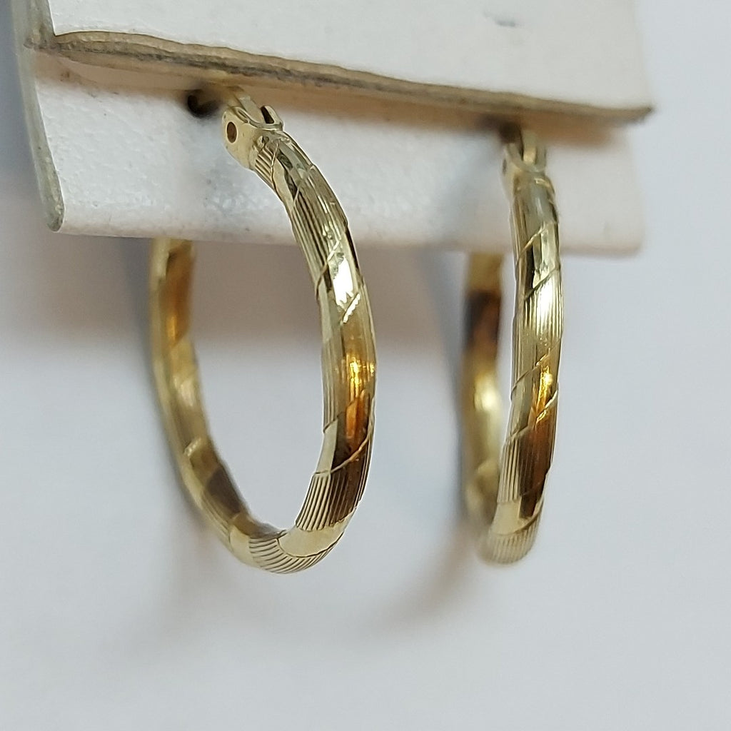 ARRACADAS PAR ORO 14 K 1,80 GRMS (SEMINUEVO)