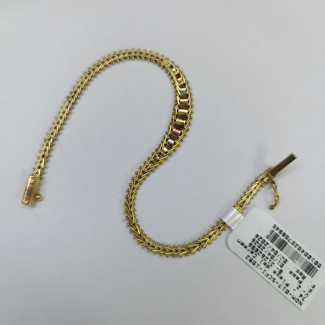 PULSERA ORO 14 K 6.2 GRMS (SEMINUEVO)