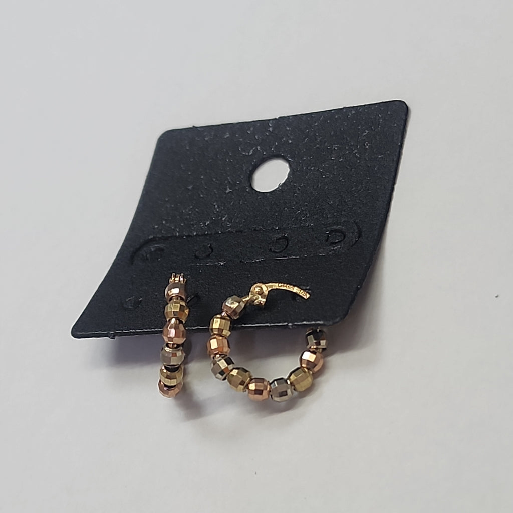 ARRACADAS PAR ORO COMBINADO 10 K 1.5 GRMS (SEMINUEVO)