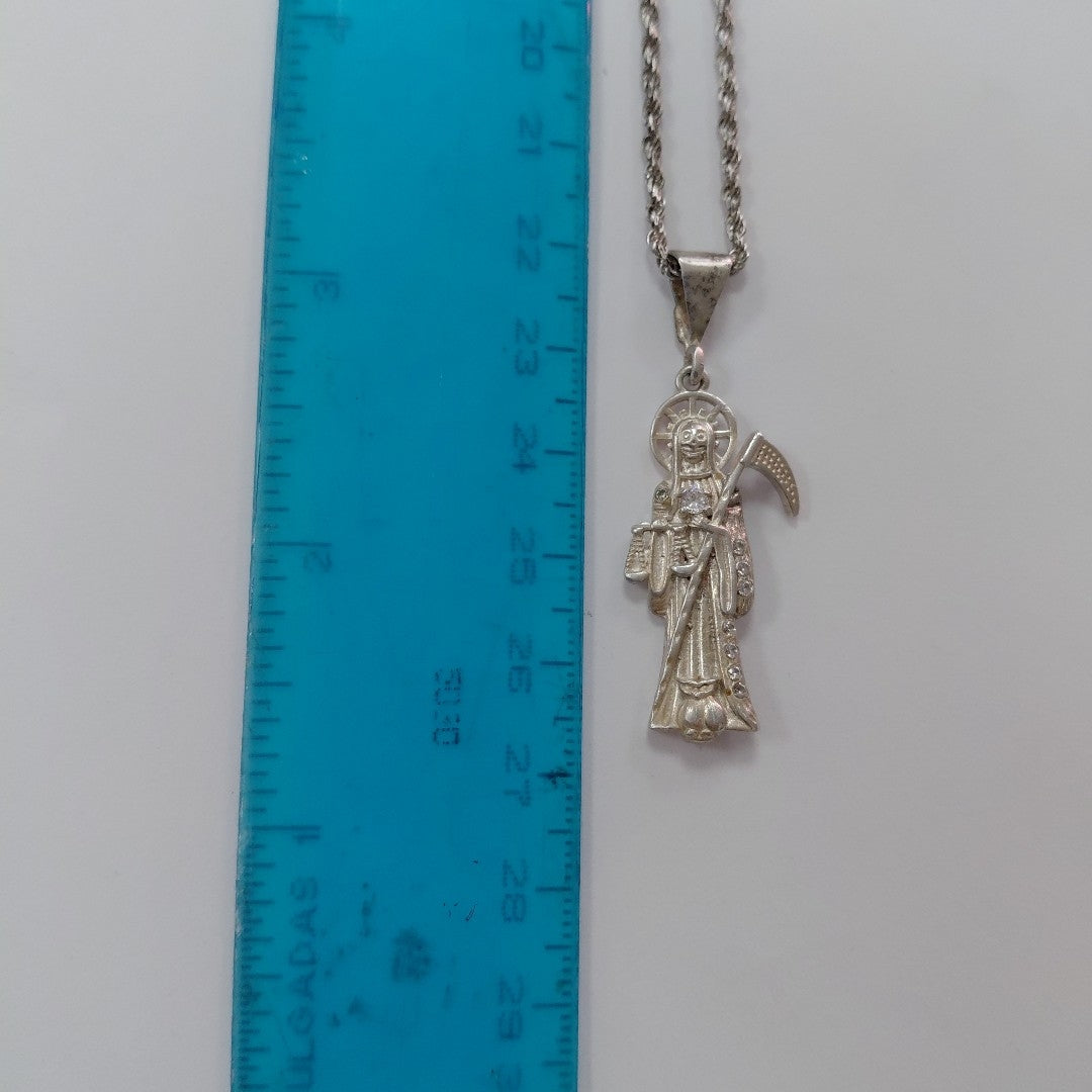 CADENA, DIJE PLATA 10 GRMS (SEMINUEVO)