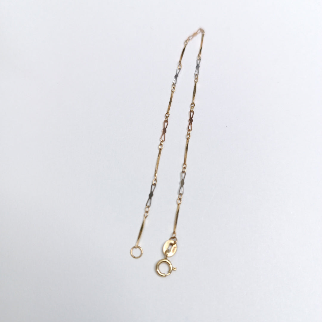 PULSERA ORO,ORO COMBINADO 14 K 0,70 GRMS (SEMINUEVO)