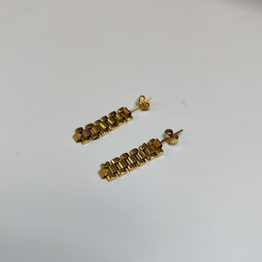 BROQUELES PAR ORO 14 K 2,50 GRMS (SEMINUEVO)