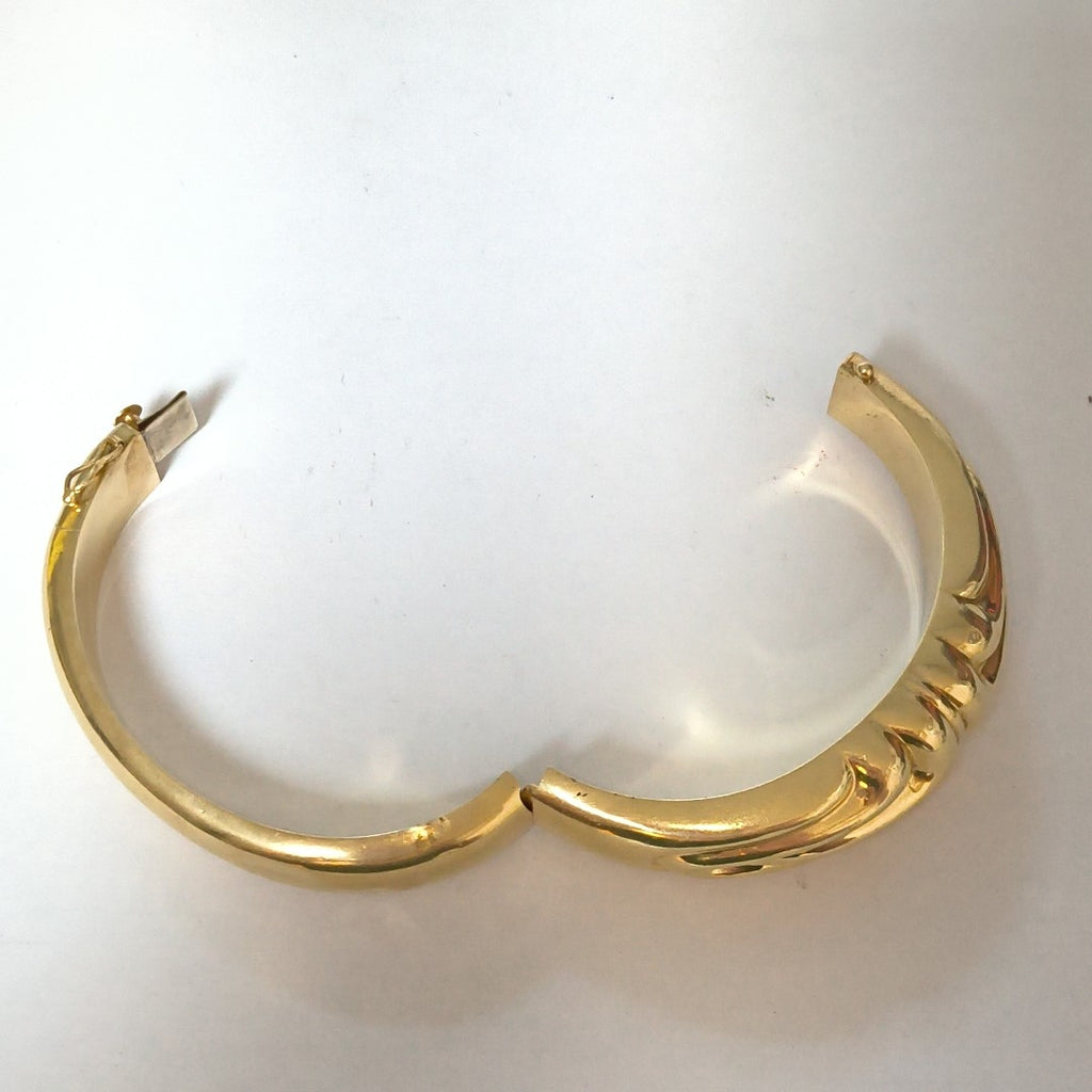 PULSERA RIGIDA ORO 14 K 23.3 GRMS (SEMINUEVO)