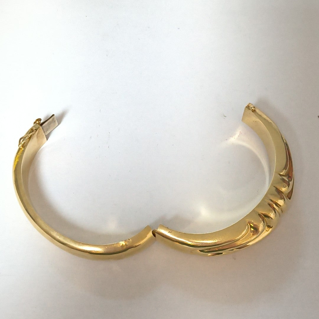PULSERA RIGIDA ORO 14 K 23.3 GRMS (SEMINUEVO)