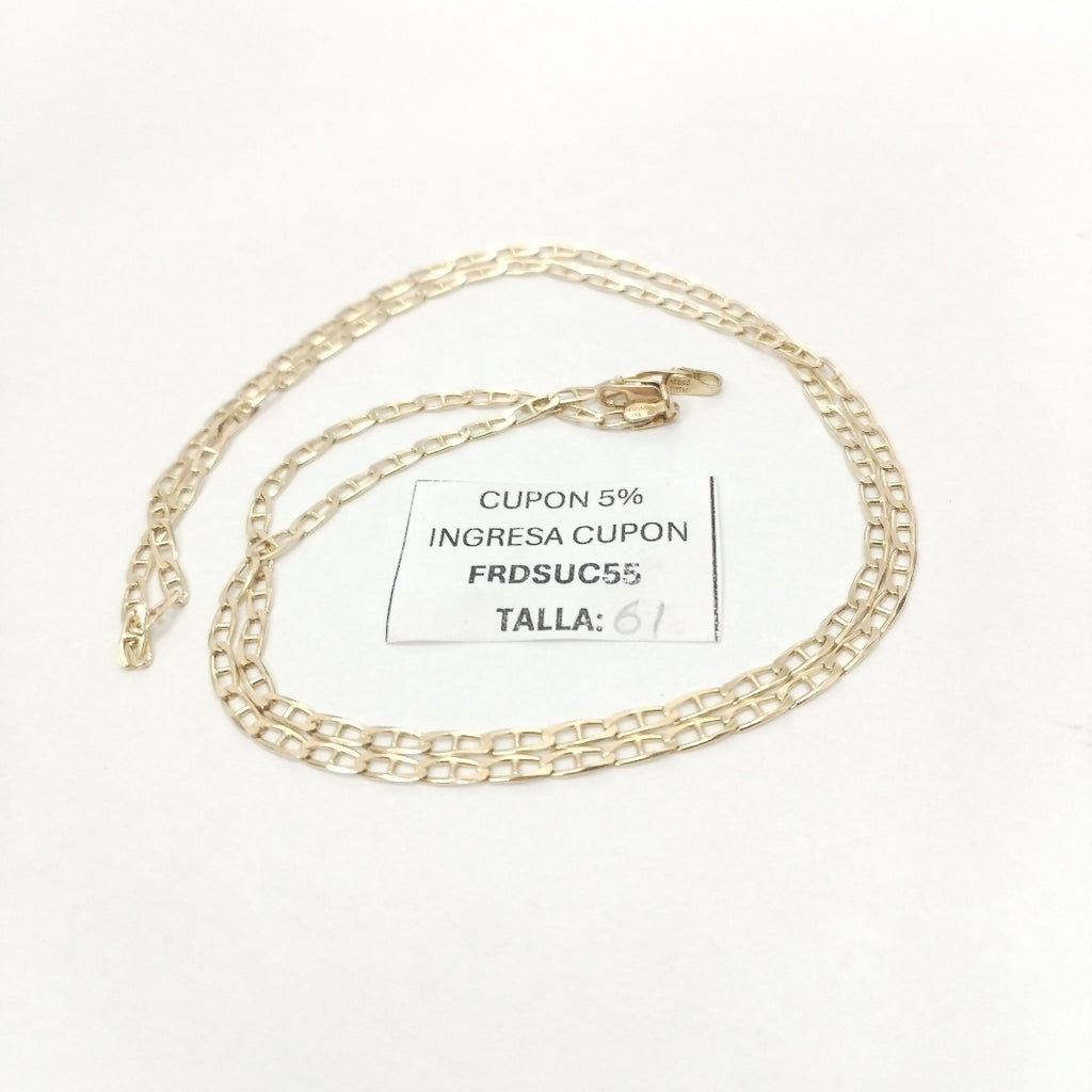 CADENA ORO 14 K 7.5 GRMS (SEMINUEVO)