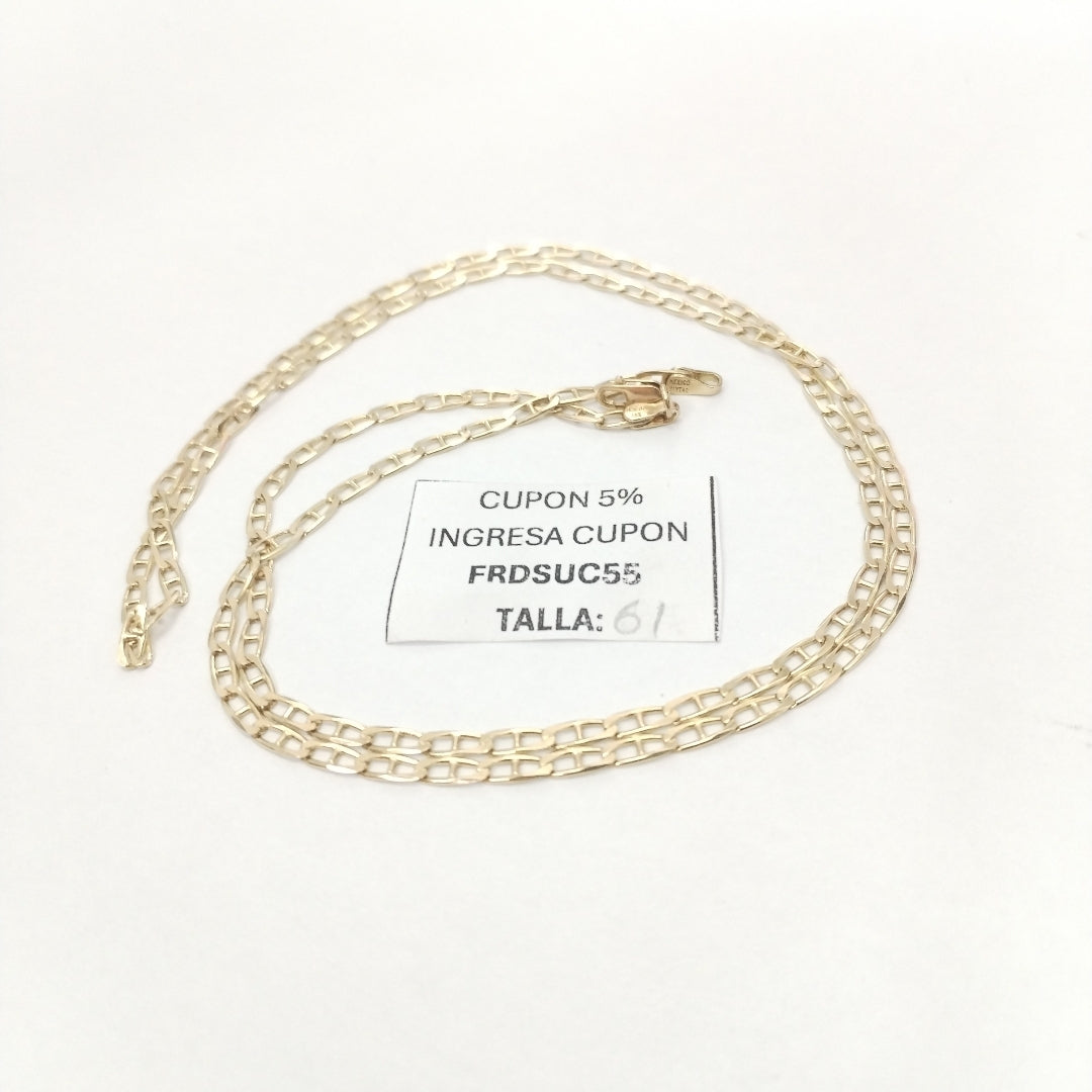 CADENA ORO 14 K 7.5 GRMS (SEMINUEVO)