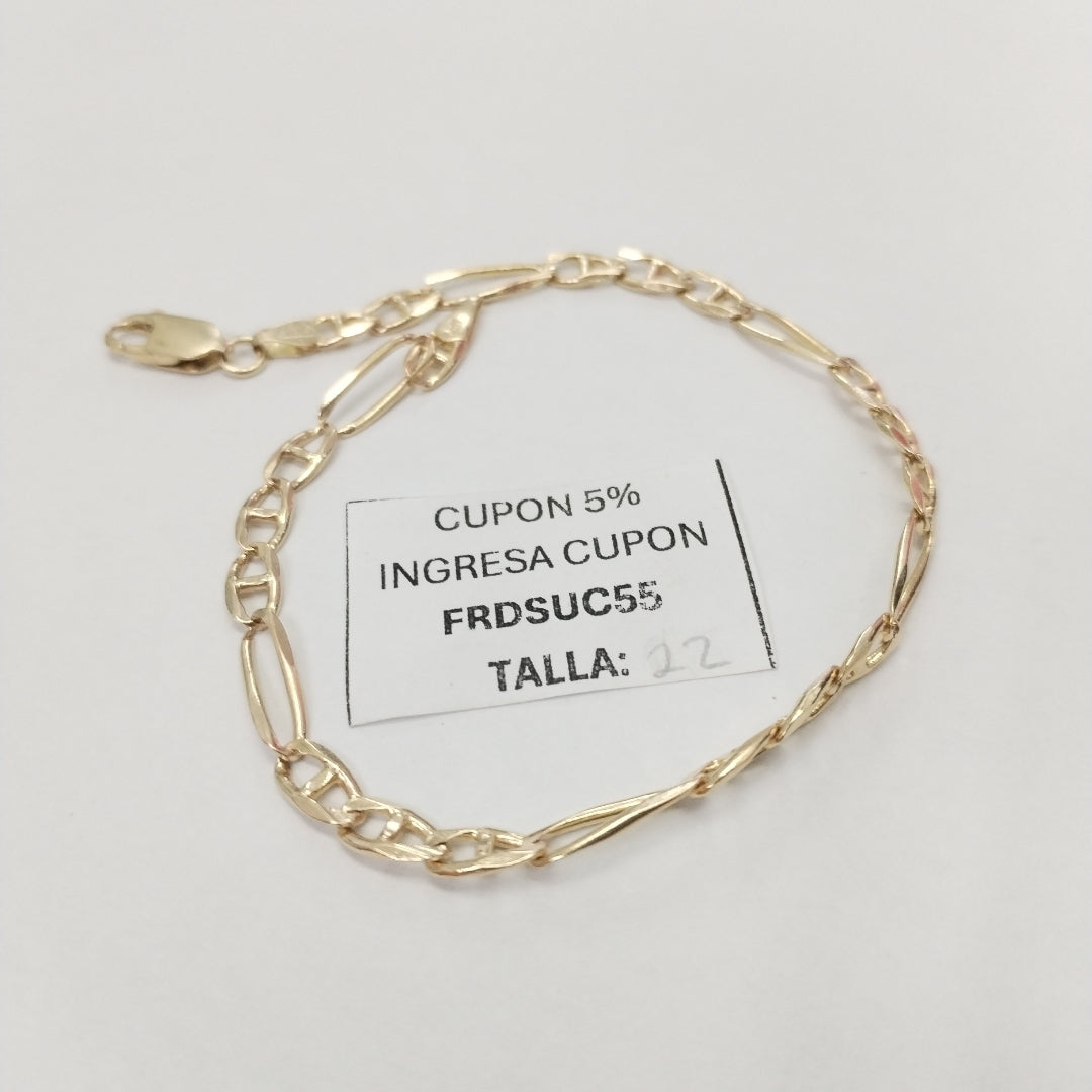 PULSERA ORO 14 K 7.1 GRMS (SEMINUEVO)
