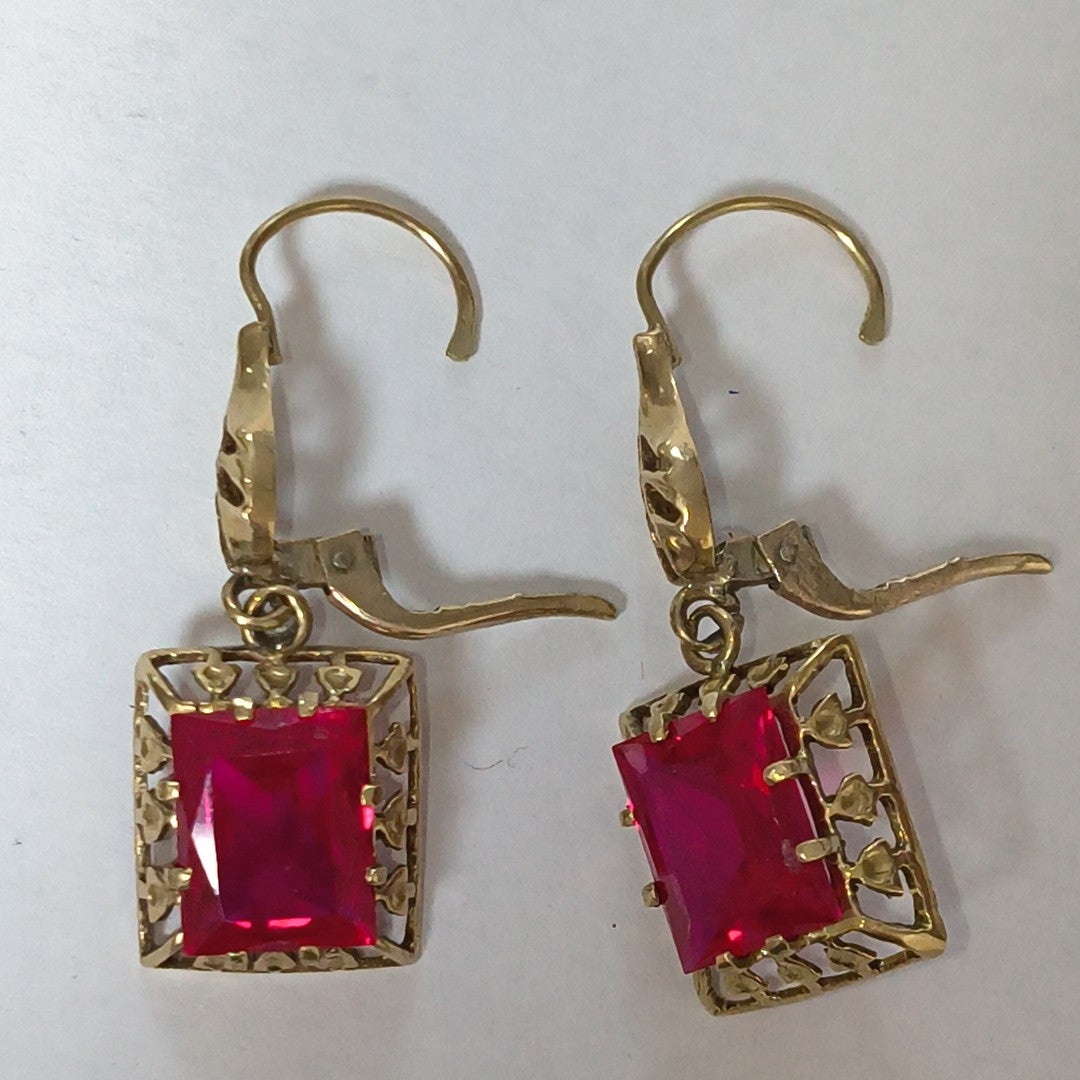 ARETES PAR ORO 10 K 4.7 GRMS (SEMINUEVO)