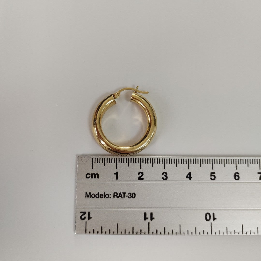 ARRACADAS PAR ORO 14 K 4.2 GRMS (SEMINUEVO)