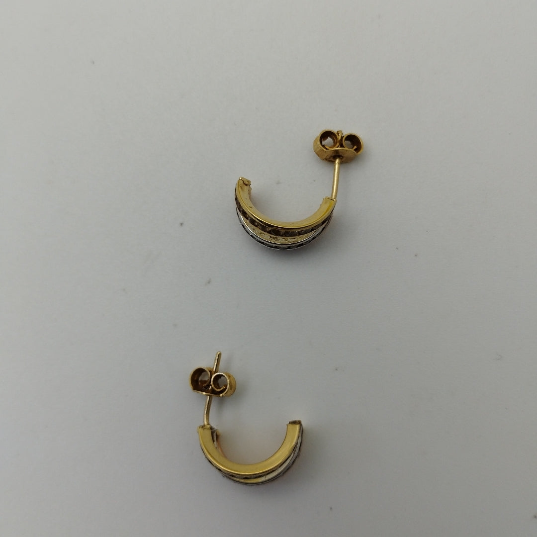 ARETES PAR ORO 14 K 2.3 GRMS (SEMINUEVO)