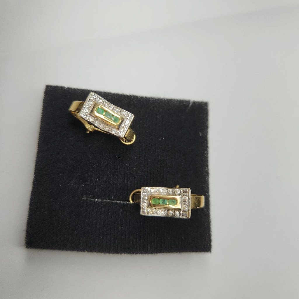 ARRACADAS PAR ORO 14 K 6.5 GRMS (SEMINUEVO)