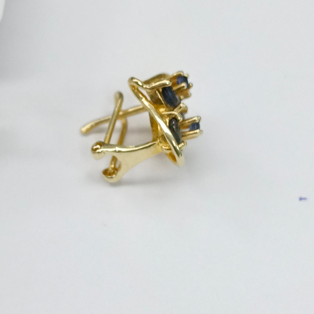 ARETES PAR ORO 14 K 3.7 GRMS (SEMINUEVO)