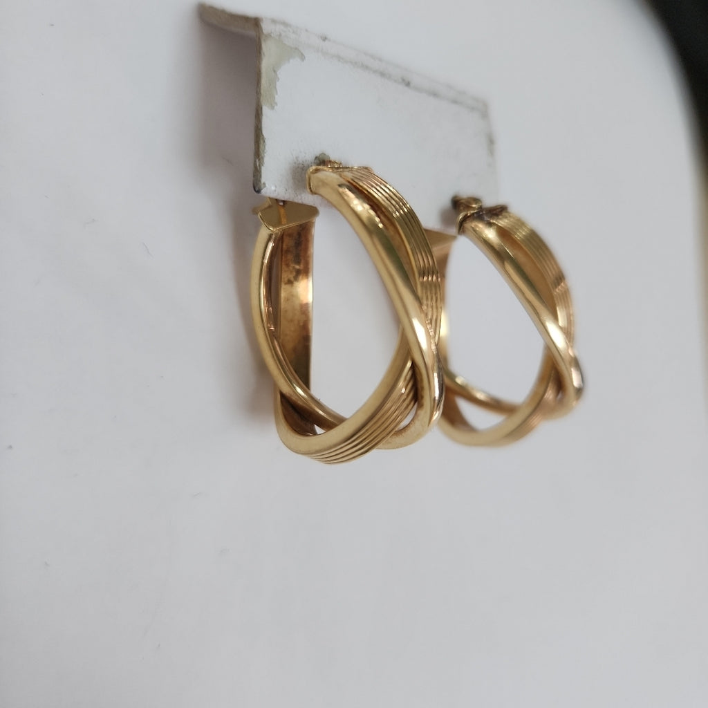 ARRACADAS PAR ORO 14 K 4.5 GRMS (SEMINUEVO)