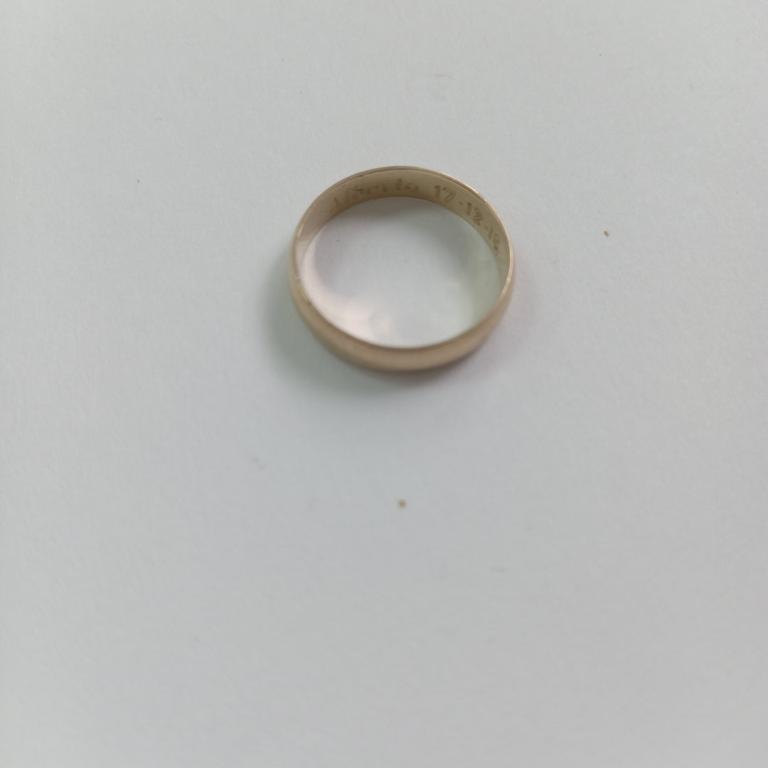ARGOLLA ORO 14 K 2 GRMS (SEMINUEVO)