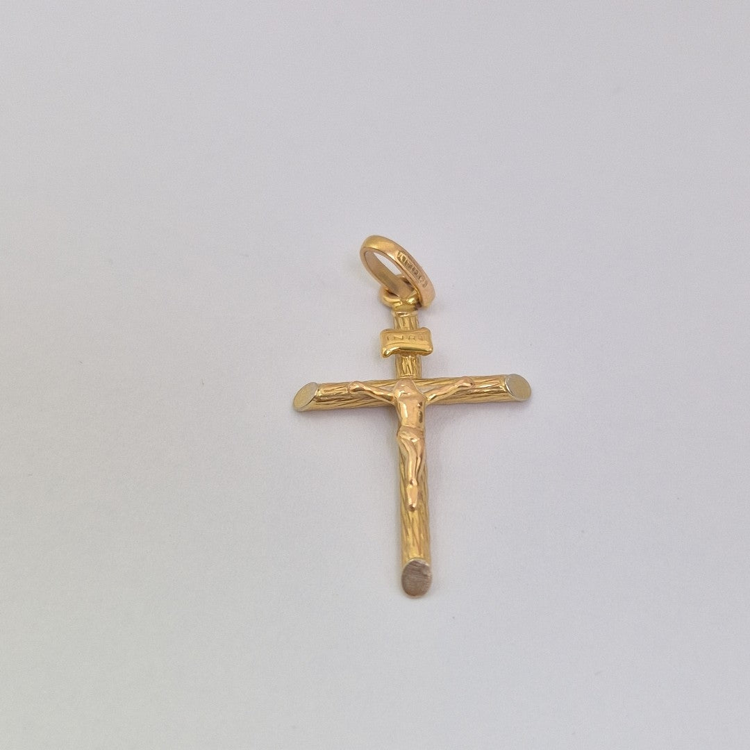 CRUCIFIJO ORO 14 K 1.3 GRMS (SEMINUEVO)