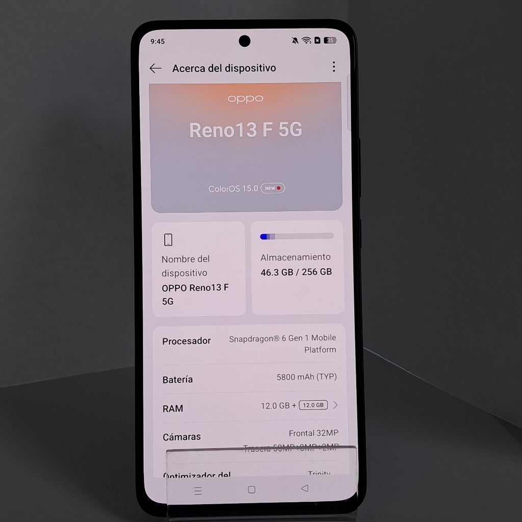 CELULAR OPPO RENO 13F 5G CPH2699 (2025) 256 GB 12 GB RAM (SEMINUEVO)
