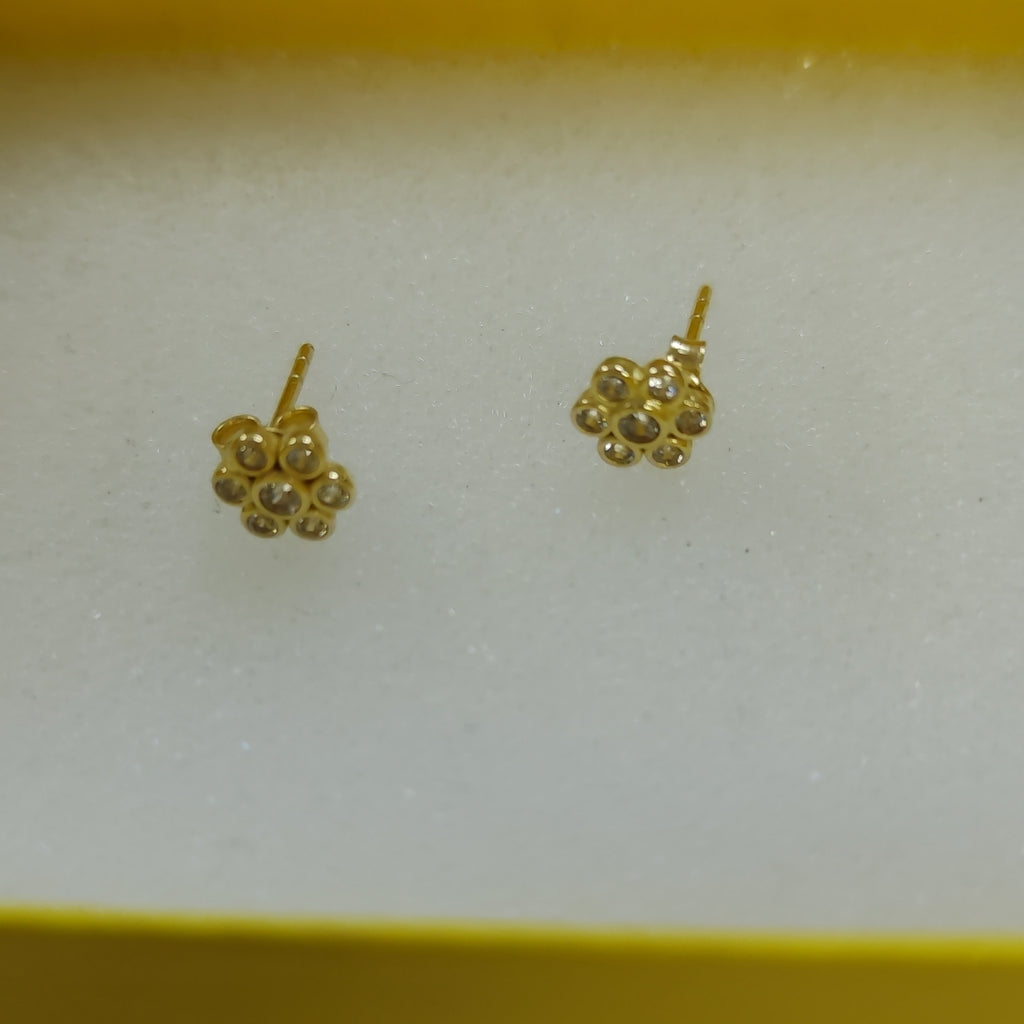 BROQUELES ORO 14K 1.2 (NUEVO)