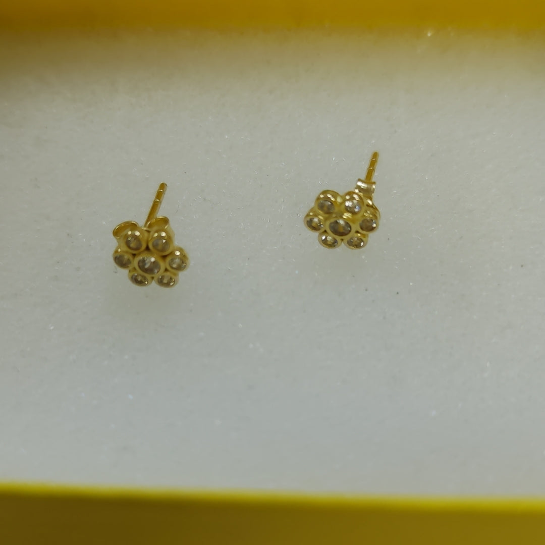 BROQUELES ORO 14K 1.2 (NUEVO)