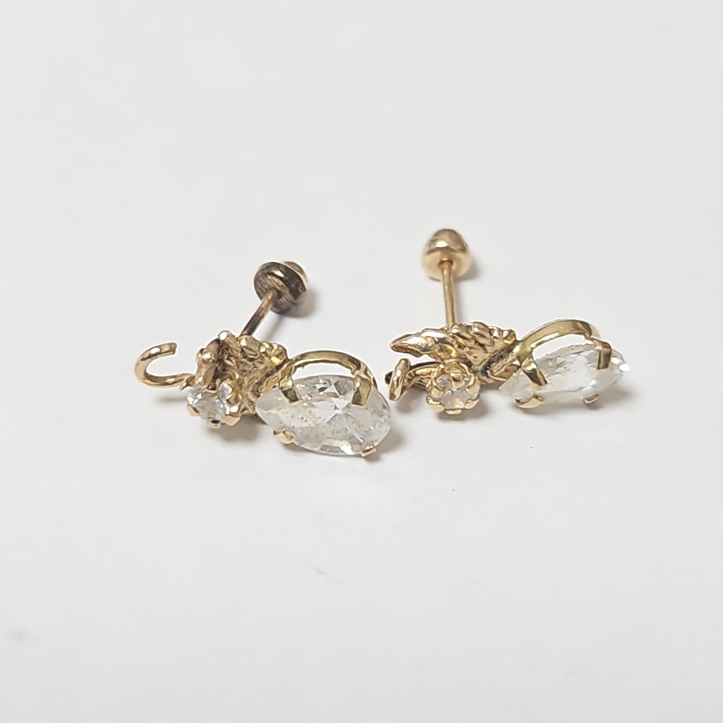 ARETES PAR ORO 10 K 0,60 GRMS (SEMINUEVO)
