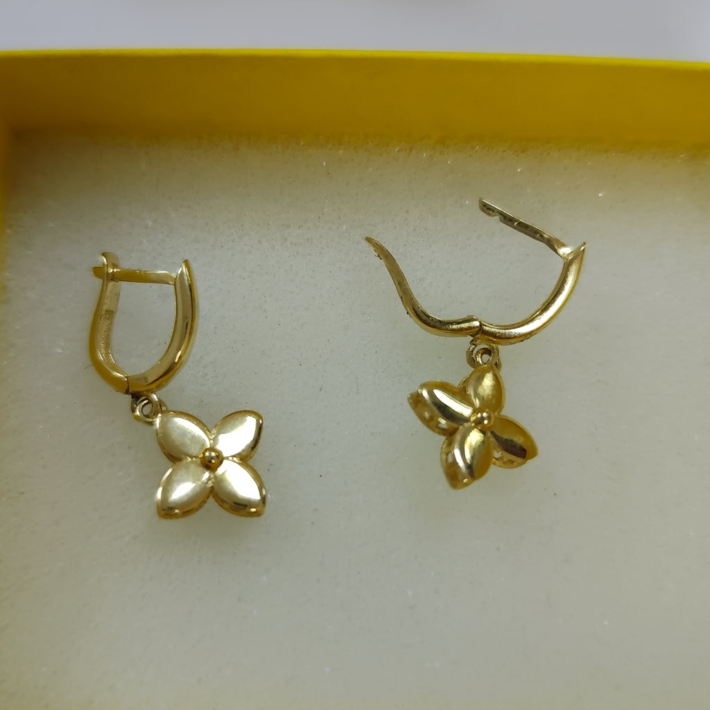 BROQUELES ORO 14K 3.2 (NUEVO)