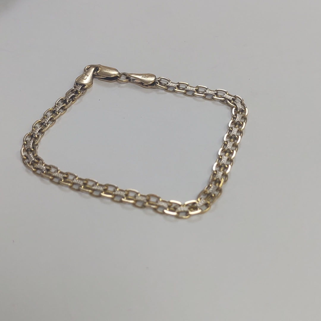 PULSERA ORO,RODIADO 14 K 5,10 GRMS (SEMINUEVO)