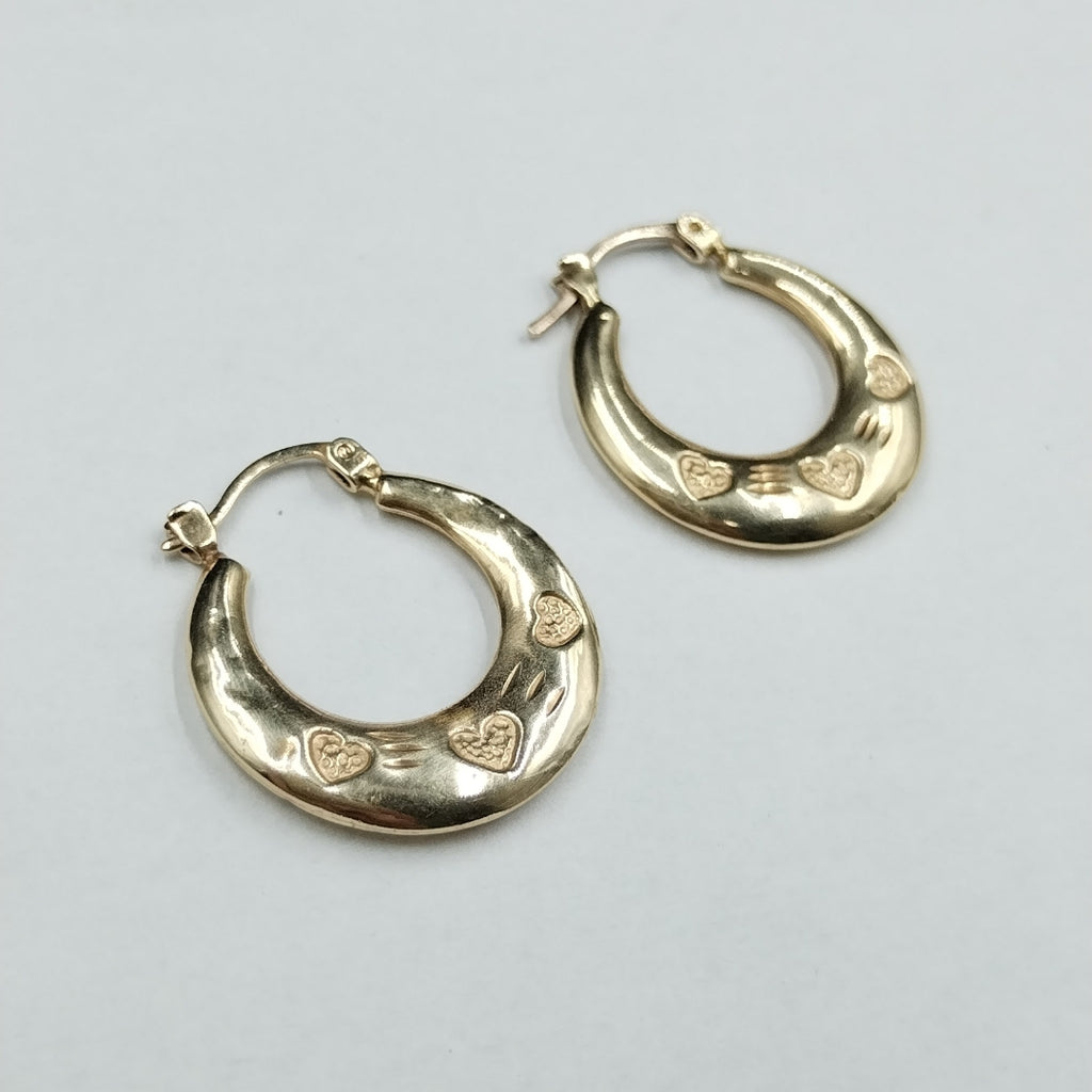 ARETES PAR ORO 14 K 2.3 GRMS (SEMINUEVO)