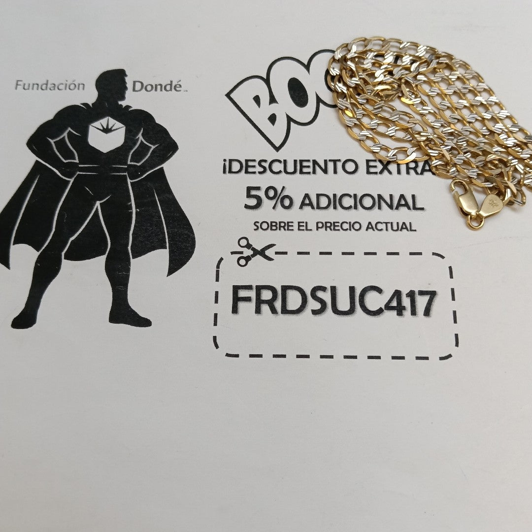 CADENA ORO 14 K 15,50 GRMS (SEMINUEVO)