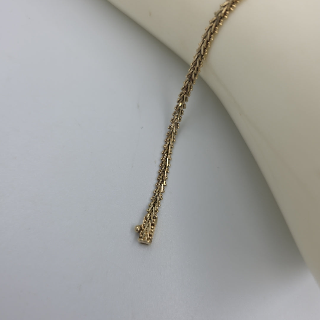 PULSERA ORO, ORO COMBINADO 14 K 6.5 GRMS (SEMINUEVO)