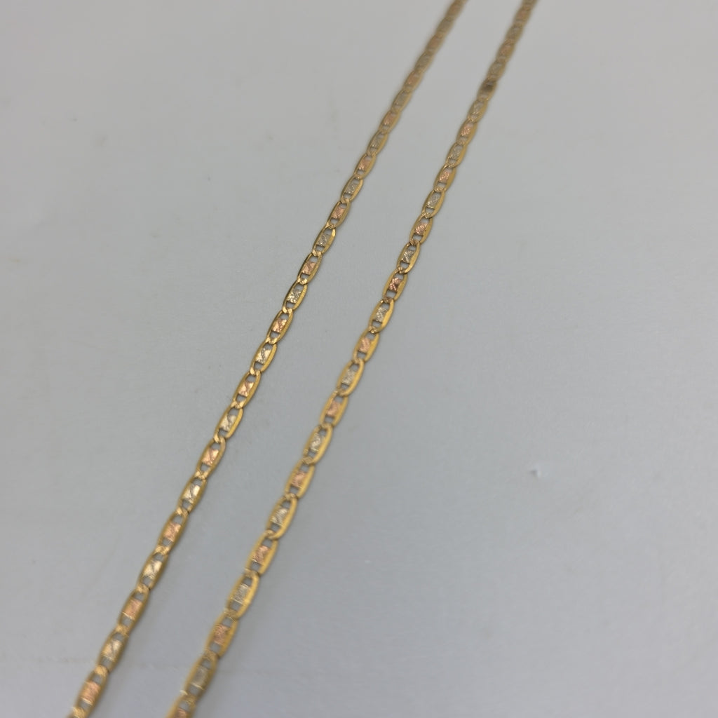 CADENA ORO, ORO COMBINADO 10 K 2 GRMS (SEMINUEVO)