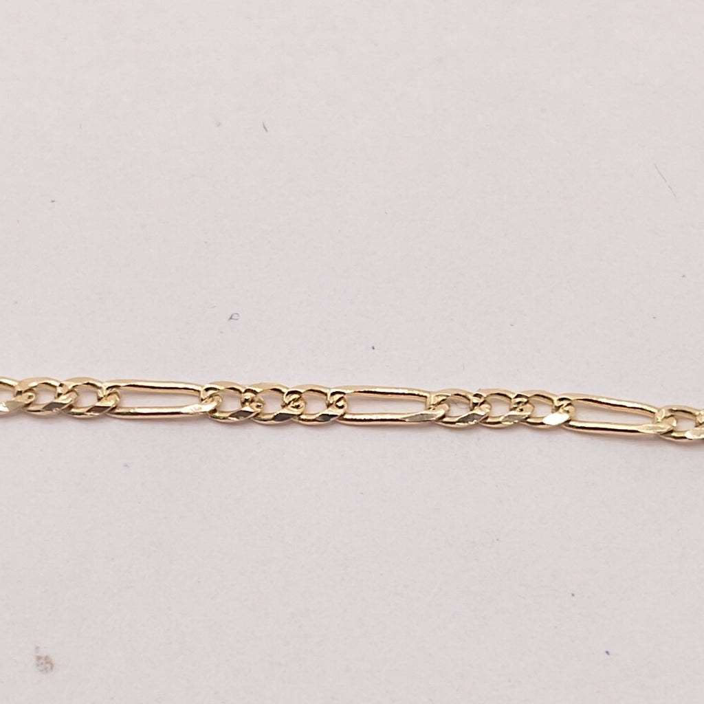 CADENAS 3X1 ORO 14K 55 CM 4 GR (NUEVO)