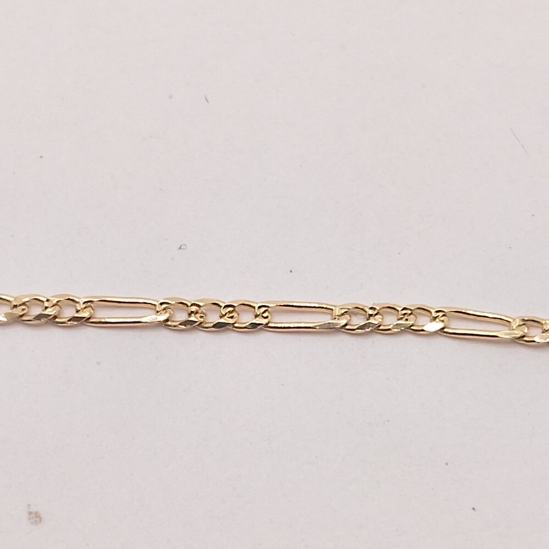 CADENAS 3X1 ORO 14K 55 CM 4 GR (NUEVO)