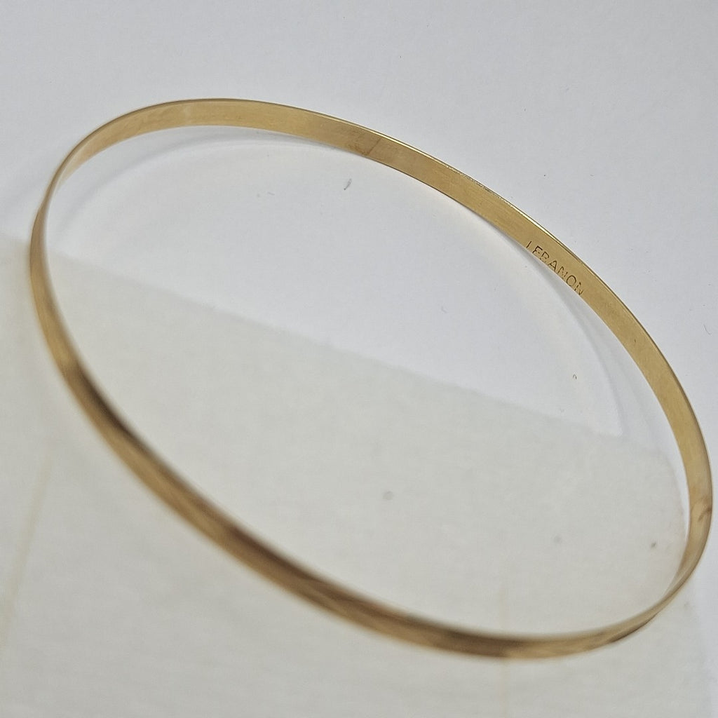 PULSERA RIGIDA ORO 14 K 5.4 GRMS (SEMINUEVO)