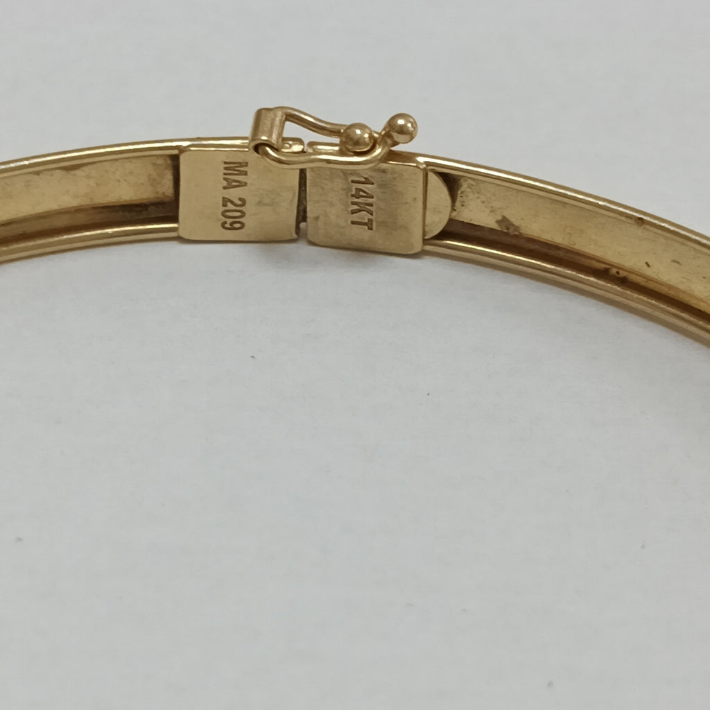 PULSERA RIGIDA ORO 14 K 4.1 GRMS (SEMINUEVO)