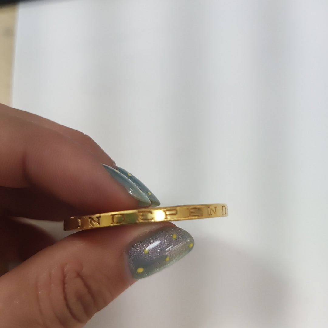 K1 41.6 GRMS 21 K IDENTIFICACIÓN MONEDA NOMINATIVA MONEDAS PESOS 50 PESOS (SEMINUEVO)