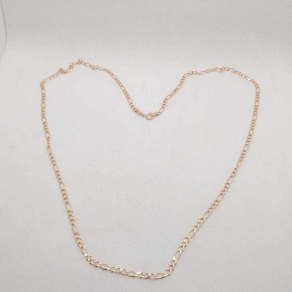 CADENAS TEJIDO 3X1 ORO 10K 60 CM 4.5 GR (NUEVO)