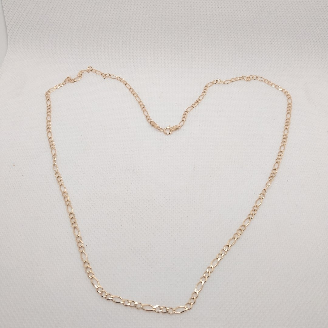 CADENAS TEJIDO 3X1 ORO 10K 60 CM 4.5 GR (NUEVO)