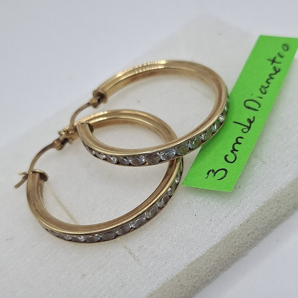 ARRACADAS PAR ORO 10 K 6.3 GRMS (SEMINUEVO)