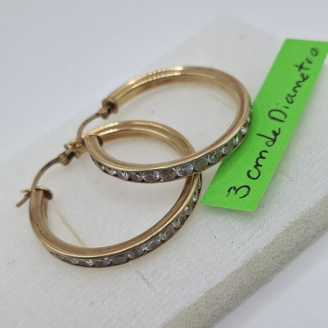 ARRACADAS PAR ORO 10 K 6.3 GRMS (SEMINUEVO)