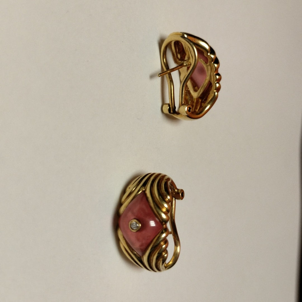 ARETES PAR ORO 18 K 10.7 GRMS (SEMINUEVO)