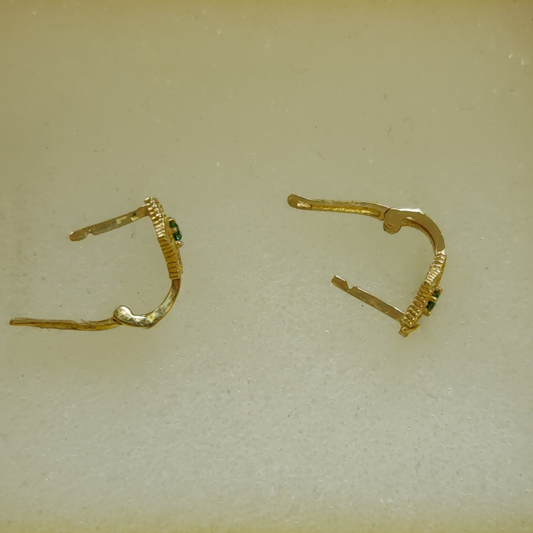 BROQUELES ORO 14K 1.3 (NUEVO)
